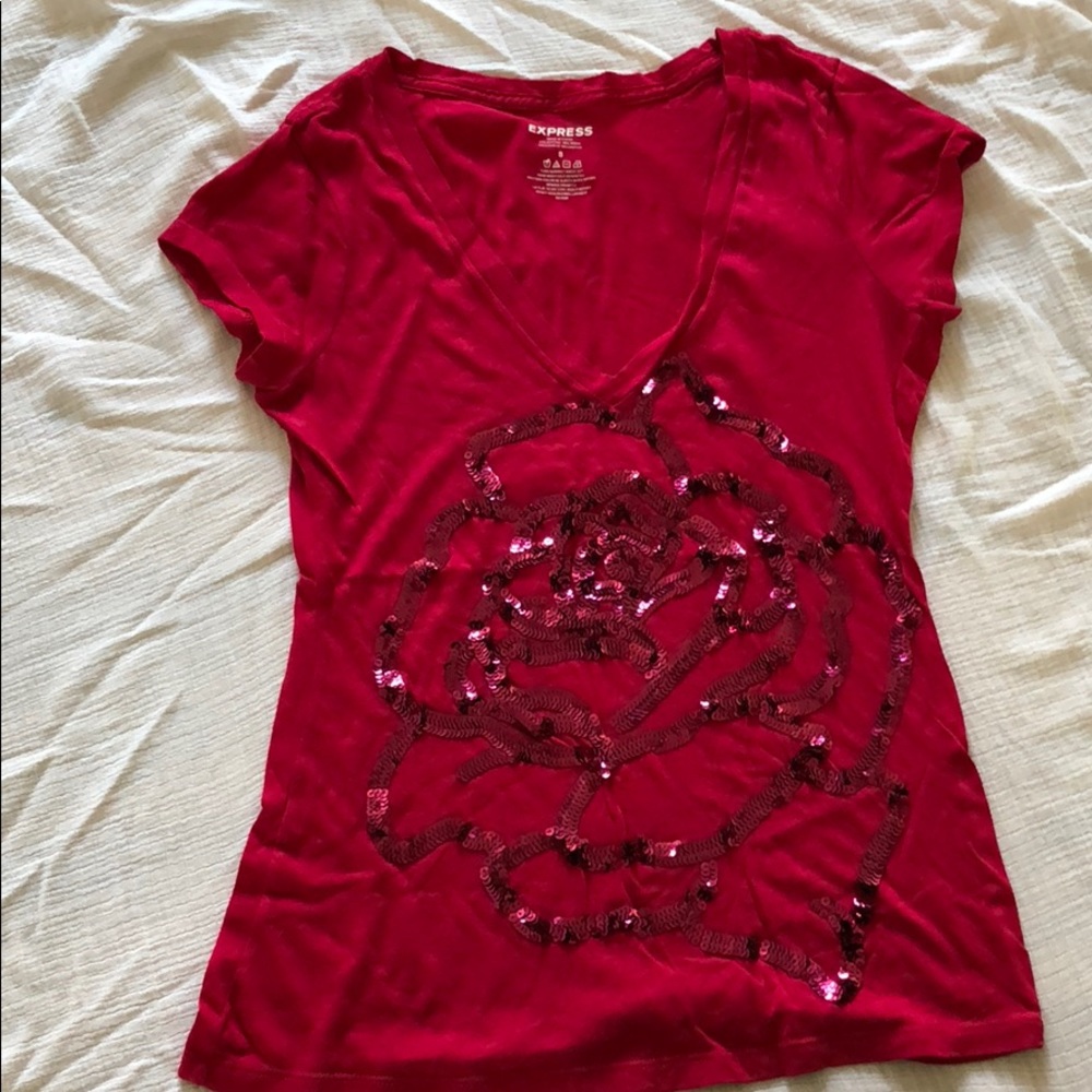 Express V neck t shirt women’s